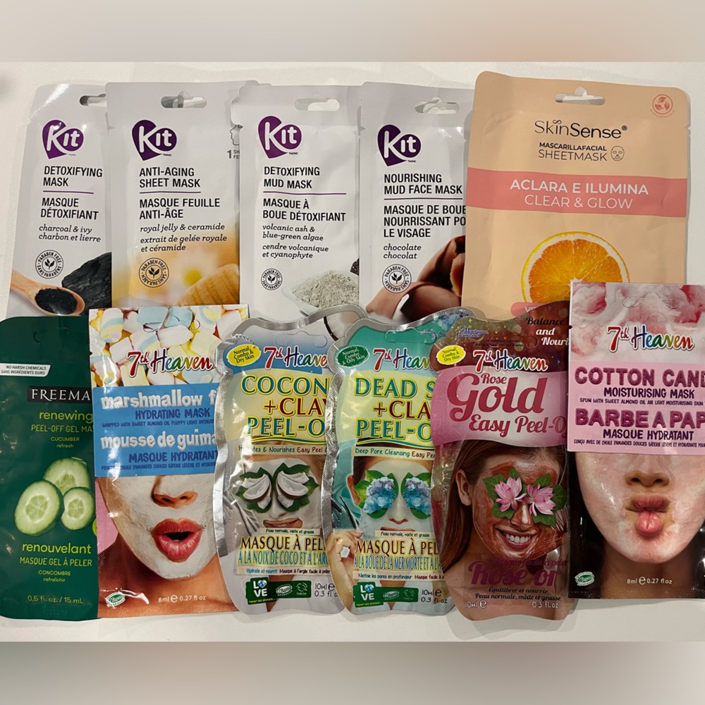 11 Assorted Face Mask Collection
